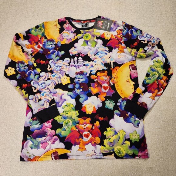 Cakeworthy Care Bears x Universal Monsters Unisex PJ Set Size M NEW - Picture 2 of 15